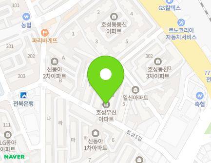 16 Hoseong 1-gil, Deokjin-gu, Jeonju-si, Jeonbuk-do, Republic of Korea Map