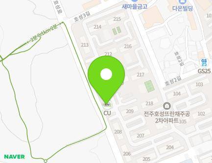 80 Hoseong-ro, Deokjin-gu, Jeonju-si, Jeonbuk-do, Republic of Korea Map