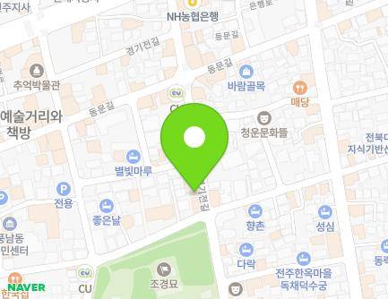 46 Gyeonggijeon-gil, Wansan-gu, Jeonju-si, Jeonbuk-do, Republic of Korea Map