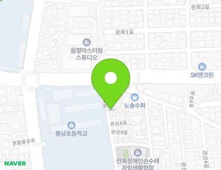 2-9 Gwanseon 4-gil, Wansan-gu, Jeonju-si, Jeonbuk-do, Republic of Korea Map