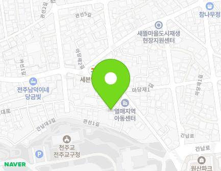 74-16 Gwanseon 1-gil, Wansan-gu, Jeonju-si, Jeonbuk-do, Republic of Korea Map