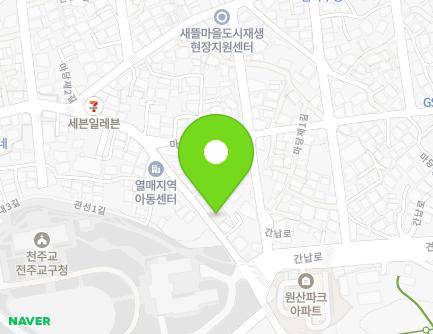 89 Gwanseon 1-gil, Wansan-gu, Jeonju-si, Jeonbuk-do, Republic of Korea Map