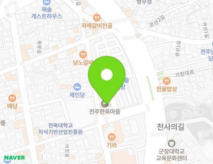 99 Girin-daero, Wansan-gu, Jeonju-si, Jeonbuk-do, Republic of Korea Map