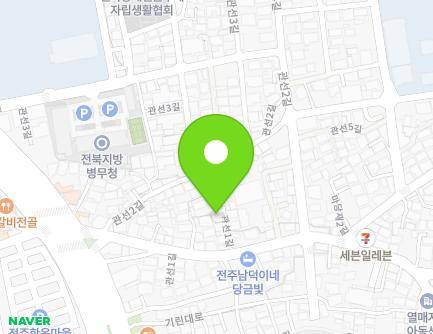 33-7 Gwanseon 1-gil, Wansan-gu, Jeonju-si, Jeonbuk-do, Republic of Korea Map