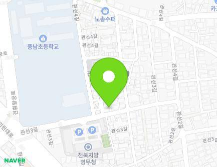 17-4 Gwanseon 3-gil, Wansan-gu, Jeonju-si, Jeonbuk-do, Republic of Korea Map