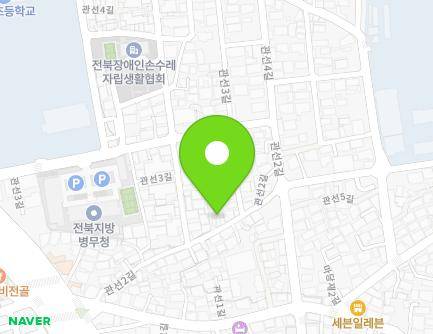 15-2 Gwanseon 2-gil, Wansan-gu, Jeonju-si, Jeonbuk-do, Republic of Korea Map