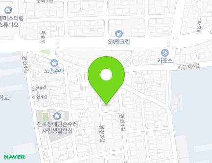 32-11 Gwanseon 4-gil, Wansan-gu, Jeonju-si, Jeonbuk-do, Republic of Korea Map