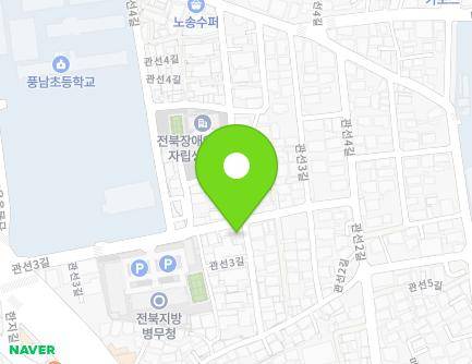 24 Gwanseon 3-gil, Wansan-gu, Jeonju-si, Jeonbuk-do, Republic of Korea Map