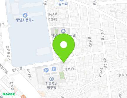 18-3 Gwanseon 3-gil, Wansan-gu, Jeonju-si, Jeonbuk-do, Republic of Korea Map