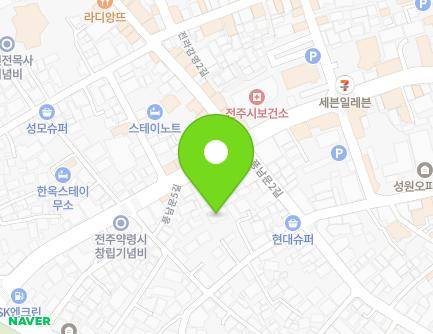 121-26 Pungnammun 2-gil, Wansan-gu, Jeonju-si, Jeonbuk-do, Republic of Korea Map