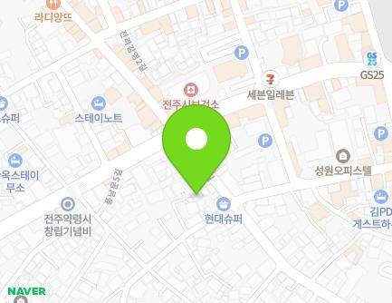 121-18 Pungnammun 2-gil, Wansan-gu, Jeonju-si, Jeonbuk-do, Republic of Korea Map
