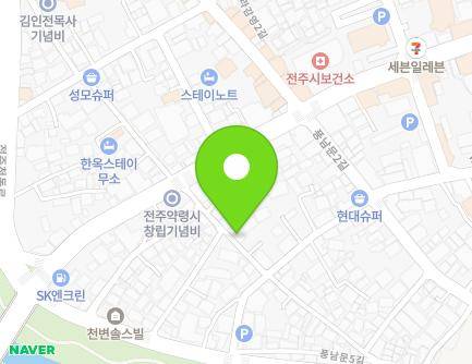20-1 Pungnammun 5-gil, Wansan-gu, Jeonju-si, Jeonbuk-do, Republic of Korea Map