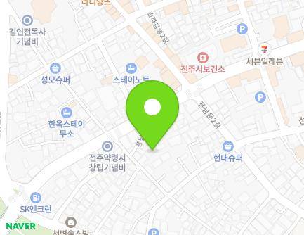 20-2 Pungnammun 5-gil, Wansan-gu, Jeonju-si, Jeonbuk-do, Republic of Korea Map