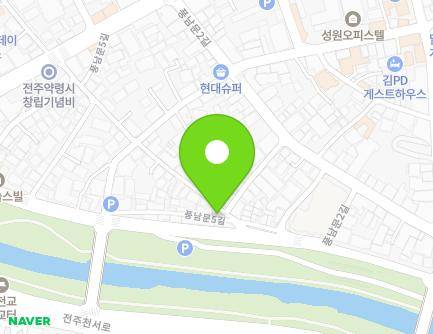 3-2 Pungnammun 5-gil, Wansan-gu, Jeonju-si, Jeonbuk-do, Republic of Korea Map
