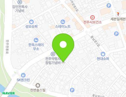 21-2 Pungnammun 5-gil, Wansan-gu, Jeonju-si, Jeonbuk-do, Republic of Korea Map