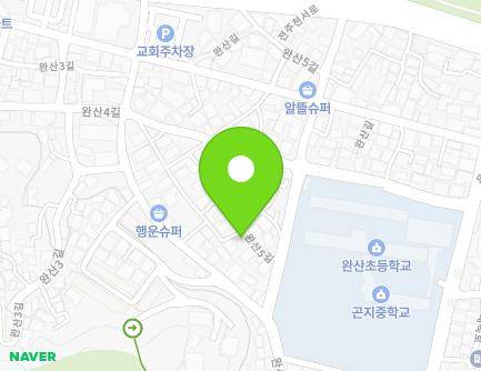 11-73 Wansan 4-gil, Wansan-gu, Jeonju-si, Jeonbuk-do, Republic of Korea Map