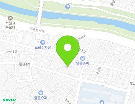 39-43 Wansan-gil, Wansan-gu, Jeonju-si, Jeonbuk-do, Republic of Korea Map