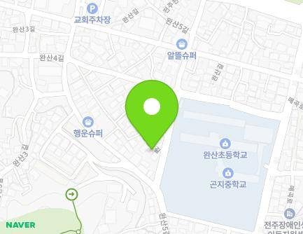 24-3 Wansan 5-gil, Wansan-gu, Jeonju-si, Jeonbuk-do, Republic of Korea Map