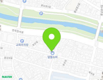 36 Wansan-gil, Wansan-gu, Jeonju-si, Jeonbuk-do, Republic of Korea Map