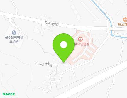 126-36 Ssukgogaeyet-gil, Wansan-gu, Jeonju-si, Jeonbuk-do, Republic of Korea Map