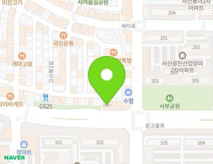 104 Ongoeul-ro, Wansan-gu, Jeonju-si, Jeonbuk-do, Republic of Korea Map