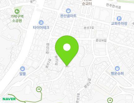 15-2 Wansan 2-gil, Wansan-gu, Jeonju-si, Jeonbuk-do, Republic of Korea Map