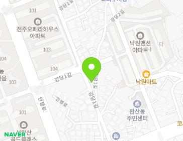 12-7 Gangdang 1-gil, Wansan-gu, Jeonju-si, Jeonbuk-do, Republic of Korea Map