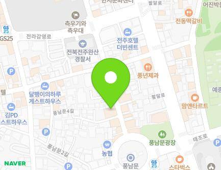 13 Pungnammun 3-gil, Wansan-gu, Jeonju-si, Jeonbuk-do, Republic of Korea Map