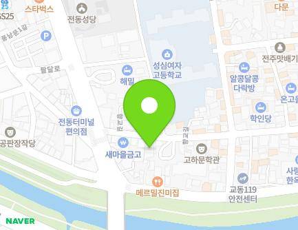 14-4 Hyanggyo-gil, Wansan-gu, Jeonju-si, Jeonbuk-do, Republic of Korea Map