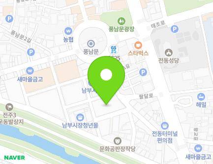 9-6 Pungnammun 1-gil, Wansan-gu, Jeonju-si, Jeonbuk-do, Republic of Korea Map