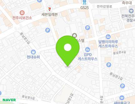 98-3 Pungnammun 2-gil, Wansan-gu, Jeonju-si, Jeonbuk-do, Republic of Korea Map