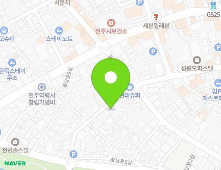 121-5 Pungnammun 2-gil, Wansan-gu, Jeonju-si, Jeonbuk-do, Republic of Korea Map