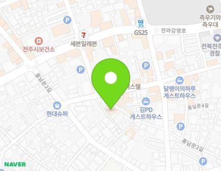 15-19 Pungnammun 4-gil, Wansan-gu, Jeonju-si, Jeonbuk-do, Republic of Korea Map