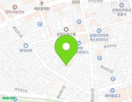 98-4 Pungnammun 2-gil, Wansan-gu, Jeonju-si, Jeonbuk-do, Republic of Korea Map