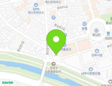 65 Pungnammun 2-gil, Wansan-gu, Jeonju-si, Jeonbuk-do, Republic of Korea Map