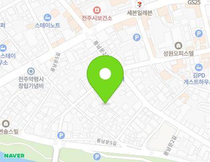 121-21 Pungnammun 2-gil, Wansan-gu, Jeonju-si, Jeonbuk-do, Republic of Korea Map