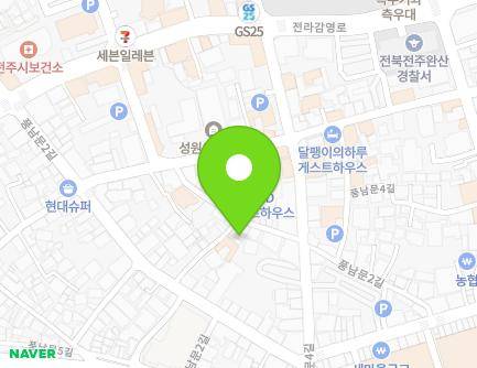 98-8 Pungnammun 2-gil, Wansan-gu, Jeonju-si, Jeonbuk-do, Republic of Korea Map