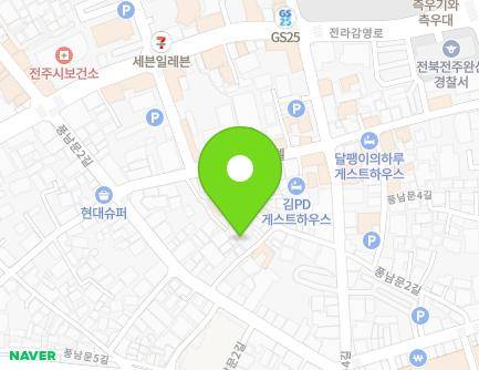 98-5 Pungnammun 2-gil, Wansan-gu, Jeonju-si, Jeonbuk-do, Republic of Korea Map