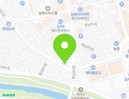 78 Pungnammun 2-gil, Wansan-gu, Jeonju-si, Jeonbuk-do, Republic of Korea Map