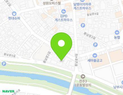 77-2 Pungnammun 2-gil, Wansan-gu, Jeonju-si, Jeonbuk-do, Republic of Korea Map