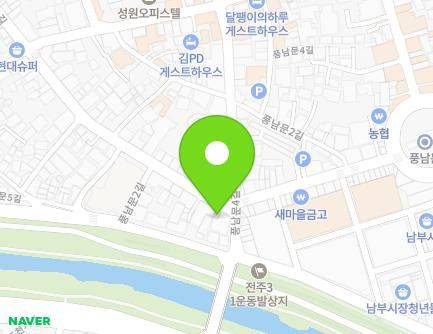 73 Pungnammun 2-gil, Wansan-gu, Jeonju-si, Jeonbuk-do, Republic of Korea Map