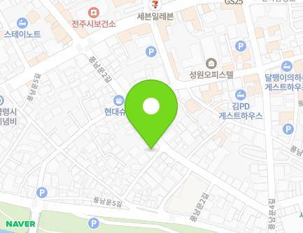 107 Pungnammun 2-gil, Wansan-gu, Jeonju-si, Jeonbuk-do, Republic of Korea Map