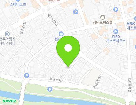 105-8 Pungnammun 2-gil, Wansan-gu, Jeonju-si, Jeonbuk-do, Republic of Korea Map