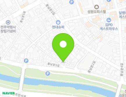4 Pungnammun 5-gil, Wansan-gu, Jeonju-si, Jeonbuk-do, Republic of Korea Map