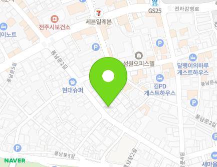 108 Pungnammun 2-gil, Wansan-gu, Jeonju-si, Jeonbuk-do, Republic of Korea Map