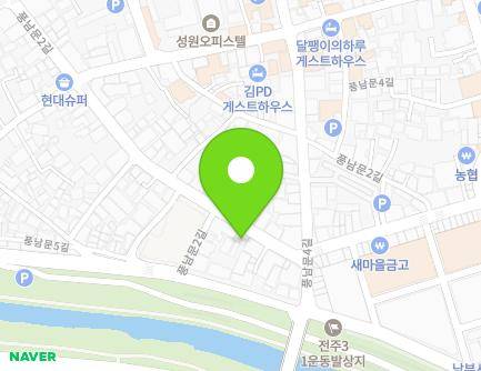 83 Pungnammun 2-gil, Wansan-gu, Jeonju-si, Jeonbuk-do, Republic of Korea Map