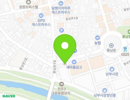 65-1 Pungnammun 2-gil, Wansan-gu, Jeonju-si, Jeonbuk-do, Republic of Korea Map