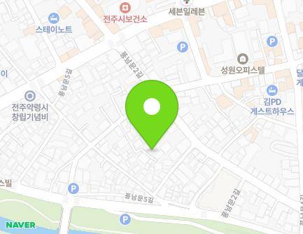121-25 Pungnammun 2-gil, Wansan-gu, Jeonju-si, Jeonbuk-do, Republic of Korea Map