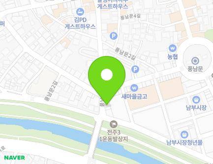 4 Pungnammun 4-gil, Wansan-gu, Jeonju-si, Jeonbuk-do, Republic of Korea Map