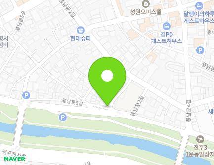 95-10 Pungnammun 2-gil, Wansan-gu, Jeonju-si, Jeonbuk-do, Republic of Korea Map